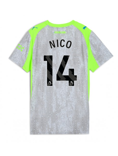 Manchester City Nico Gonzalez #14 Zenski Rezervni Dres 2025-26 Kratak Rukavima Manchester City Nico Gonzalez #14 Zenski Rezervni Dres 2025-26 Kratak Rukavima